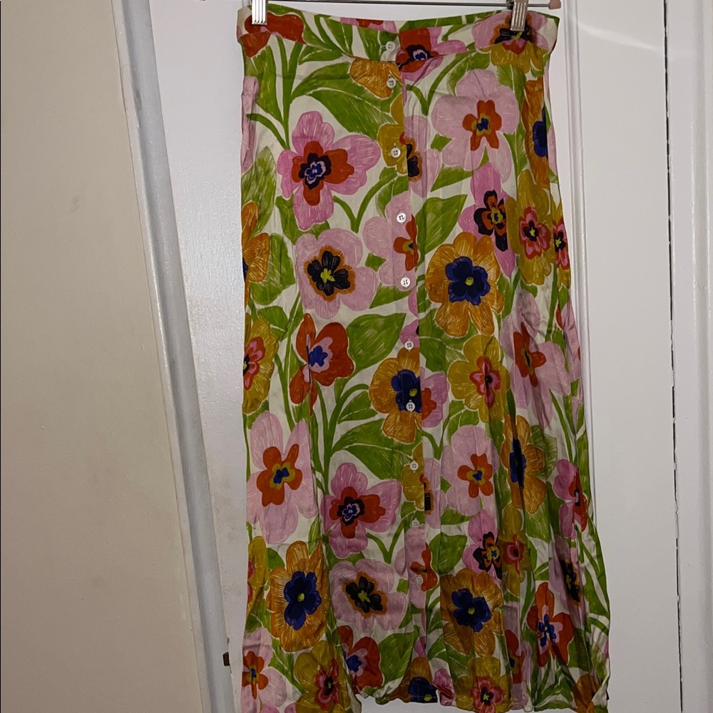 Frnch button up skirt